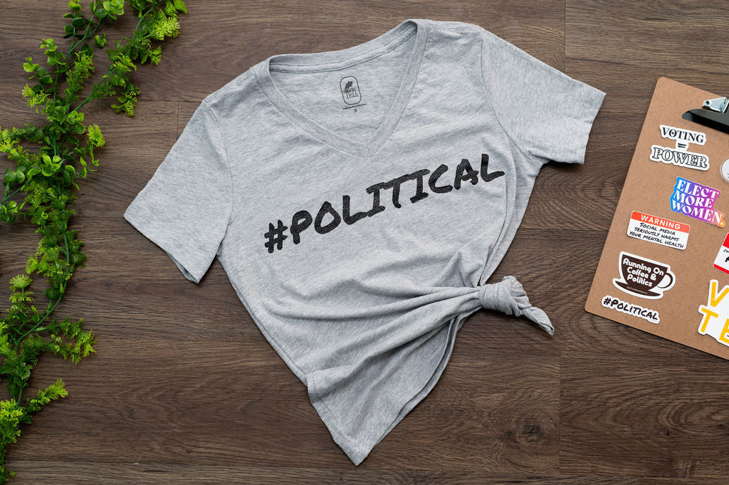 Political Ladies V Neck