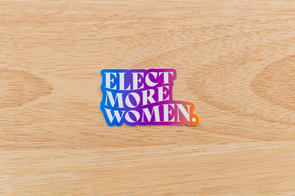 Elect More Women Sticker