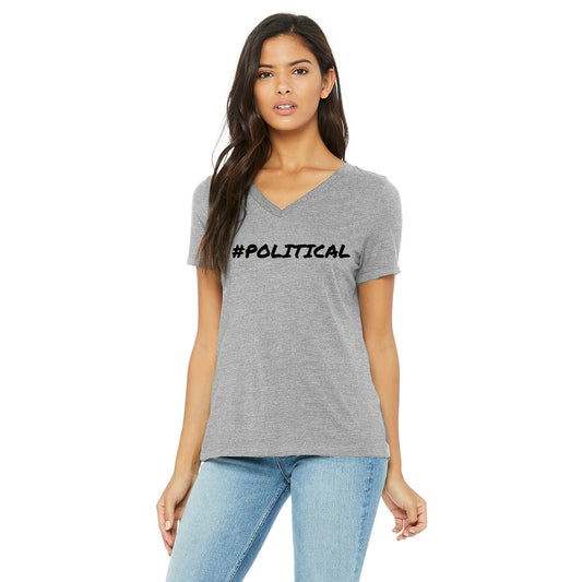 Political Ladies V Neck