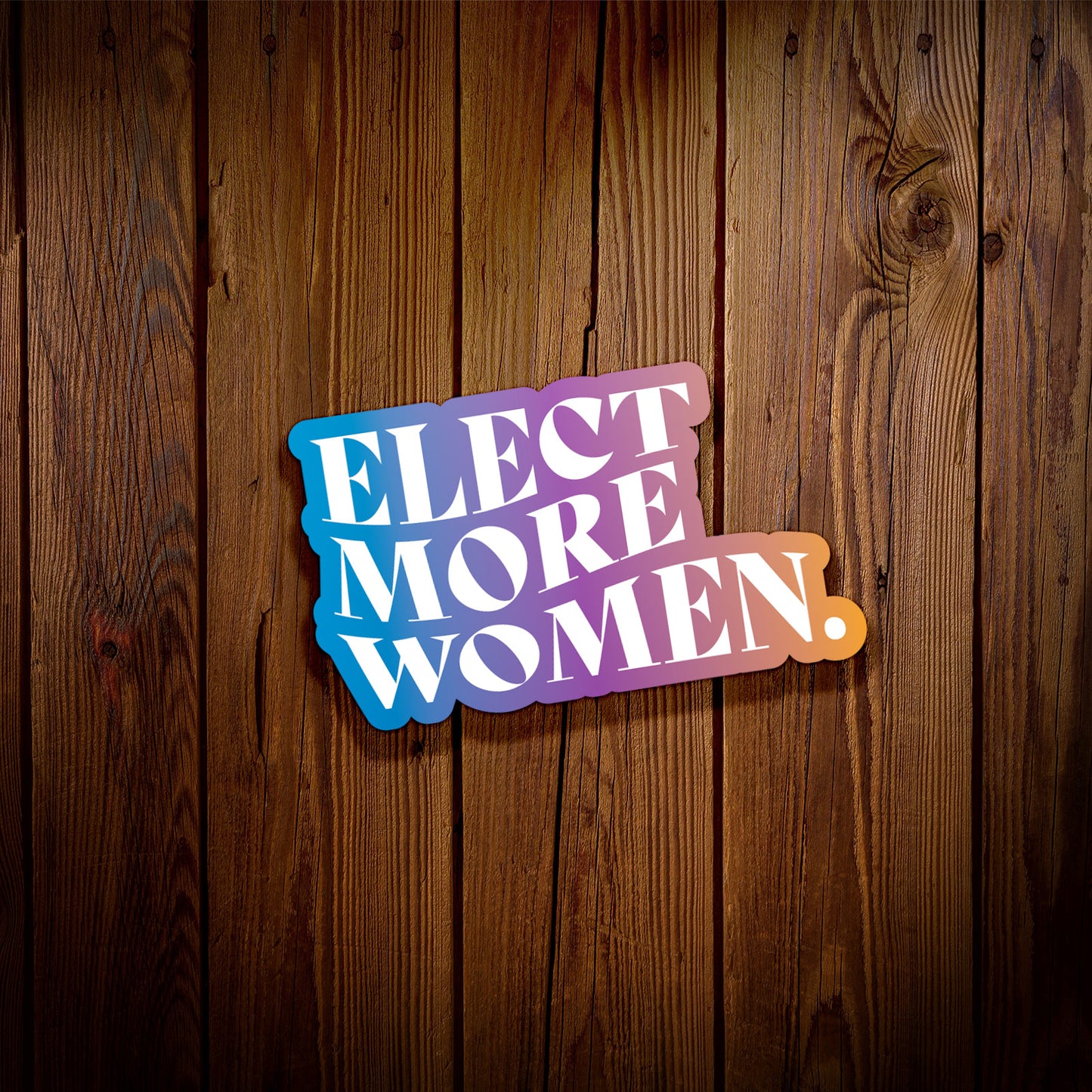 Elect More Women Sticker