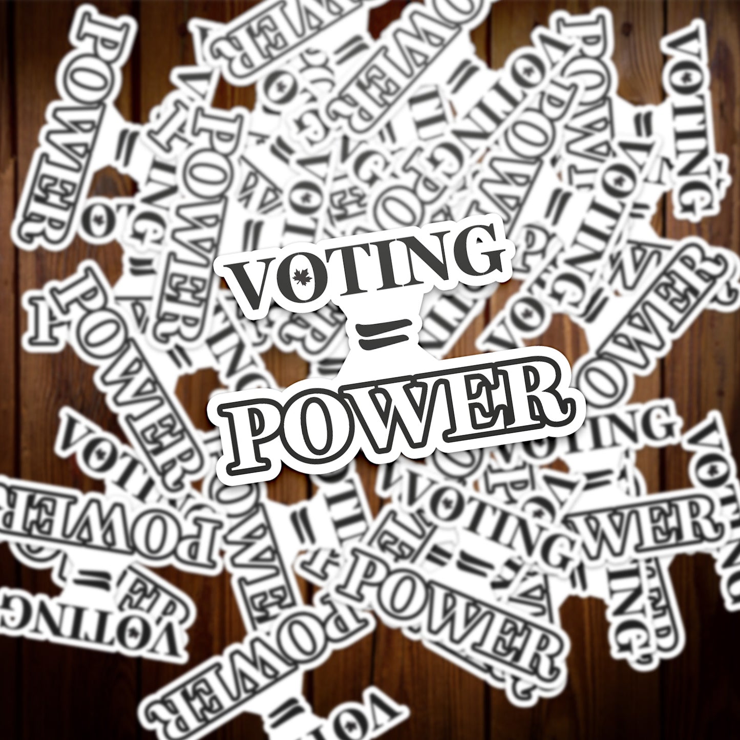 Voting = Power Sticker