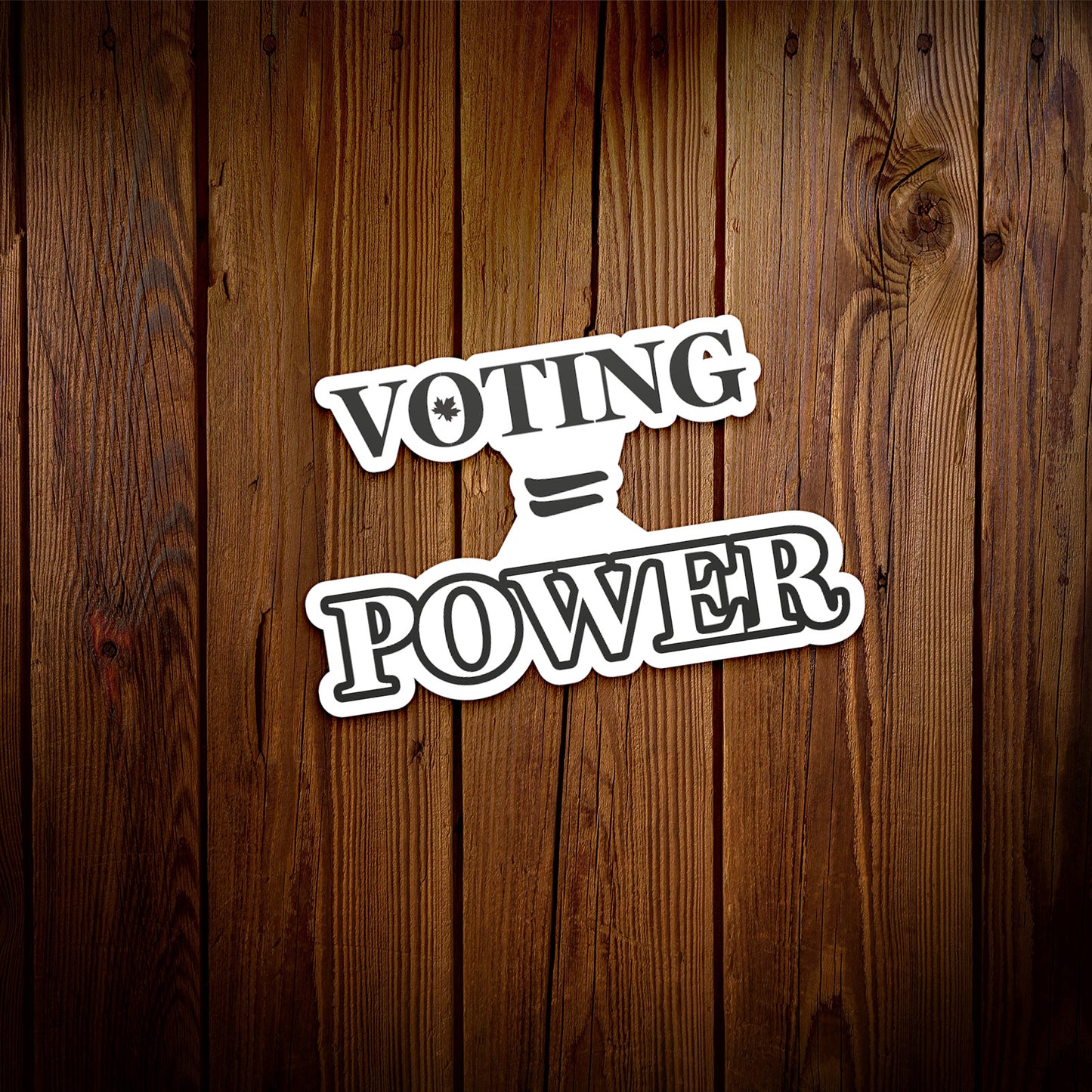 Voting = Power Sticker