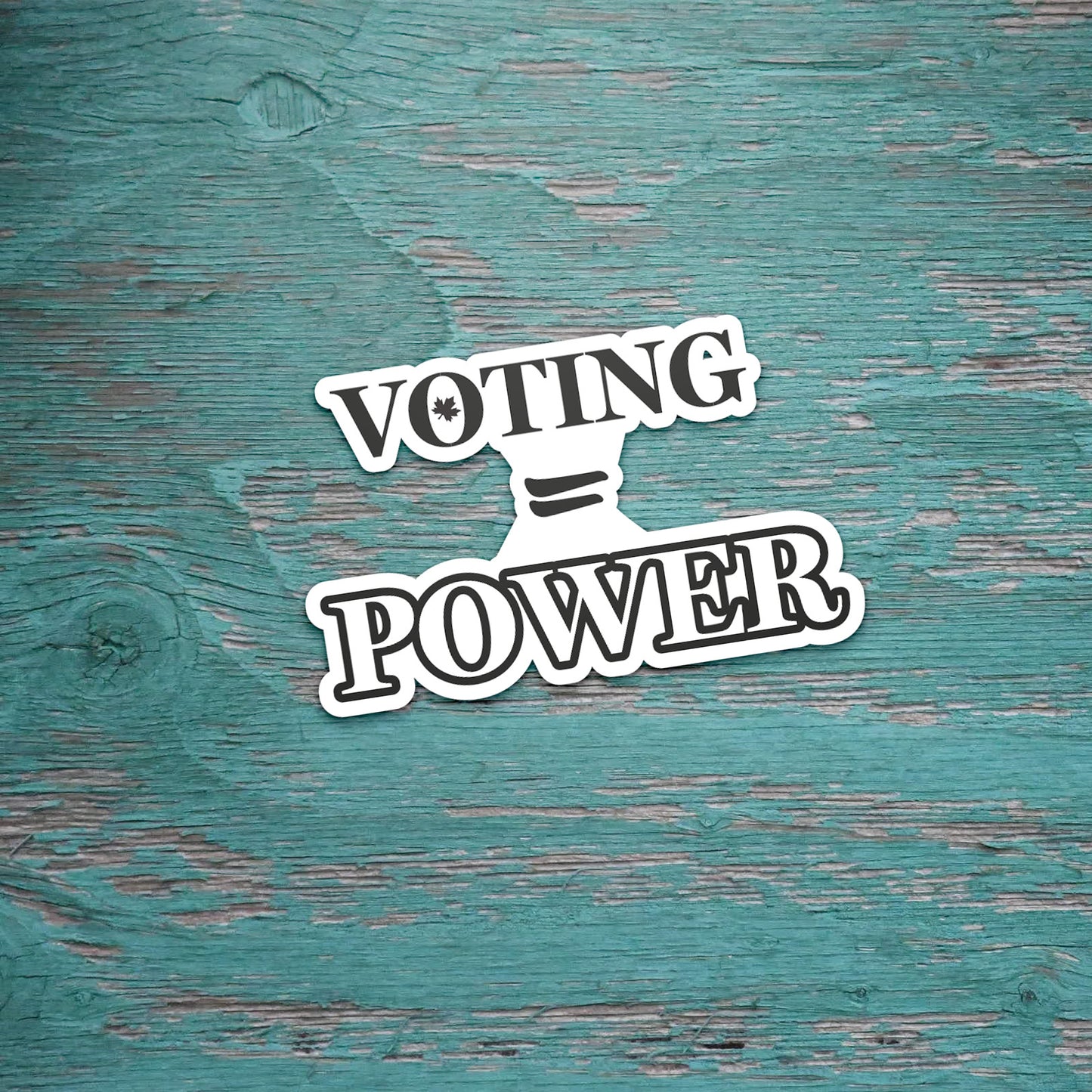 Voting = Power Sticker