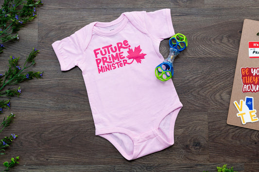 Future Prime Minister - Baby Onesie - Pink