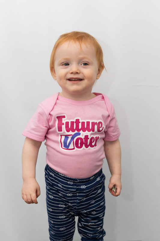 Future Voter - Baby Onesie - Pink