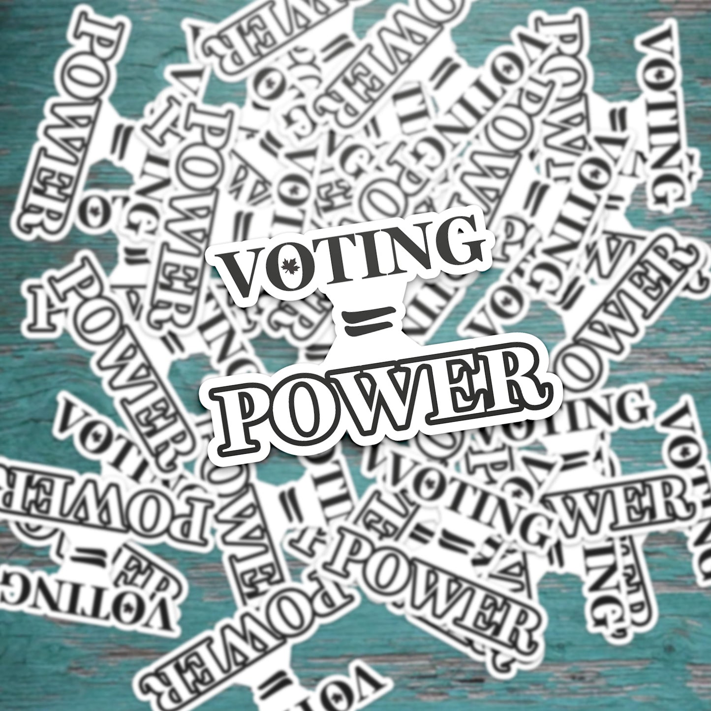 Voting = Power Sticker